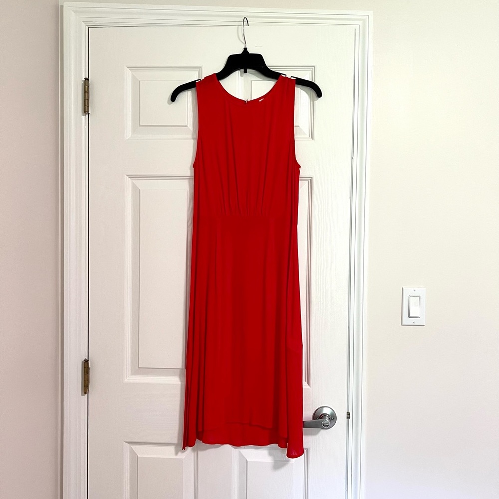 Red Women’s Sheer Summer Dress Size 6